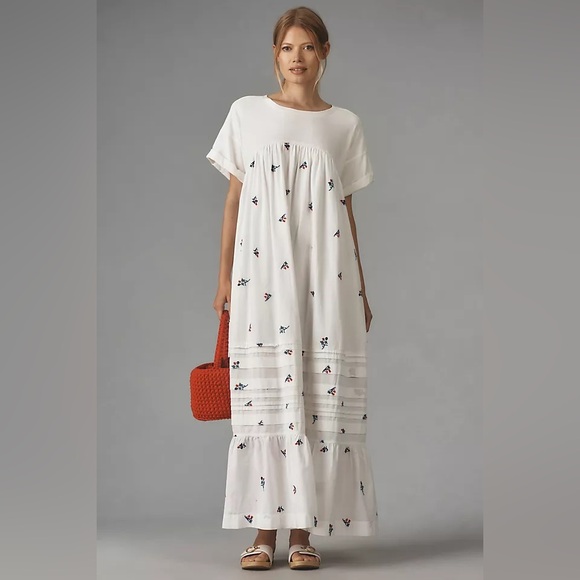 Anthropologie Dresses & Skirts - ANTHROPOLOGIE X PILCRO Short Sleeve T-Shirt Midi Dress, Size XXS